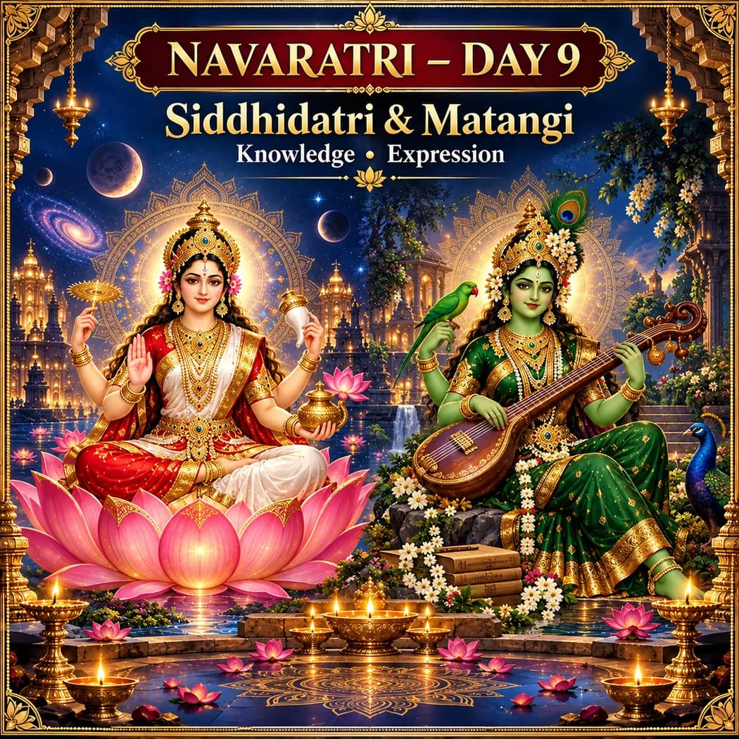 Navaratri Day 9: Siddhidatri & Matangi